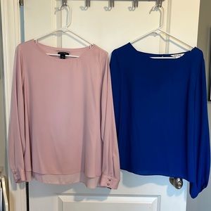 2-pack Ladies WHBM Blouses